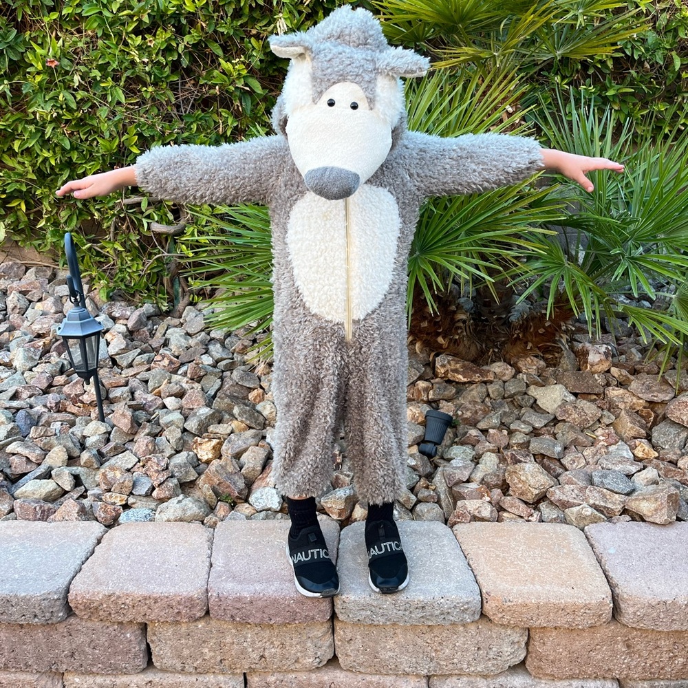 Child wolf costume